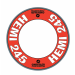 Custom "Hemi 245" Air Cleaner Decal (Red Version)