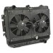 Reconditioned Two Core Radiator Package :  Small Block : suit CL/CM (26" core) : severe duty core : 11" Dual Race Fan : Themo control switch