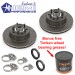 Front Disc Brake Combined Hub & Rotor Set : Heavy Duty : VG