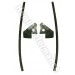 Complete Front Splash Guard Rubber Seal Set : suit VE/VF/VG