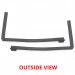 Rear Opening Quarter Glass Seal Set : suit VJ/VK/CL Charger