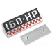 Reproduction "160-HP" Badge (red) : suit VE/VF