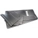 Reproduction Door Trim Set : Trim Code X1 - Black (with silver inserts) : suit Charger R/T