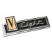 Reproduction "V-Eight" Door Trim Badge : suit VC/VE