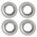 Replacement Bonnet Hinge Push-on Retainer Clip Set (4x) : suit VE/VF/VG/VH/VJ/VK/CL/CM