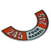 Custom "245 Four-Barrel" Air Cleaner Decal