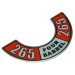 Custom "265 Four-Barrel" Air Cleaner Decal
