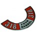 "318 Four-Barrel" Air Cleaner Decal