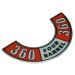 "360 Four-Barrel" Air Cleaner Decal