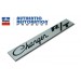 Interior Nameplate Insert Decal : "Charger R/T" (Brushed)