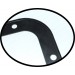 Floor Shifter Rubber Boot Retainer Plate : 3-Speed