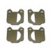 Disc Brake Pad Shim Set : VC/VE/VF Solid Disc Brakes 2x Left 2x Right