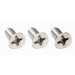 Door Catch Countersunk Phillips Machine Screw Set (3x) : suit RV1/SV1/AP5/AP6/VC/VE/VF/VG (except Hardtop)