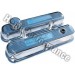 Rocker Cover & Fastening Set, Chrome Steel (package with chrome cap, grommets, black call-out decals, & N.O.S. bolts) : suit Small Block